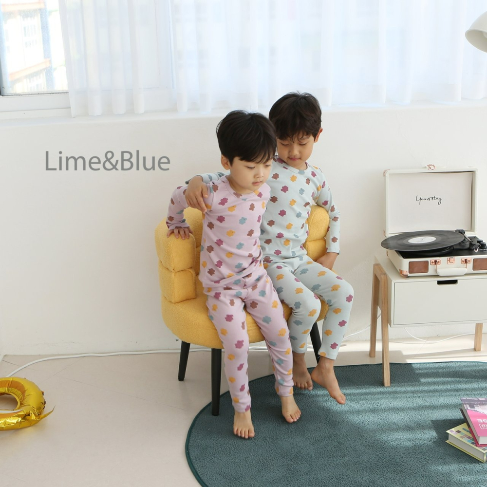 Lime&Blue 套裝 上下 라임앤블루 젤리곰상하세트-細節圖2