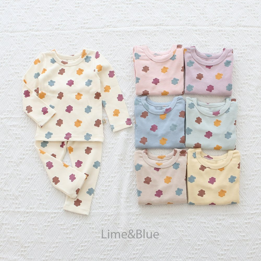 Lime&Blue 套裝 上下 라임앤블루 젤리곰상하세트-細節圖4