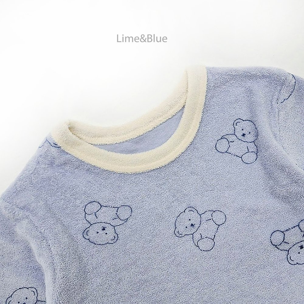 Lime&Blue 套裝 上下 라임앤블루 라인곰돌이테리상하세트-細節圖3