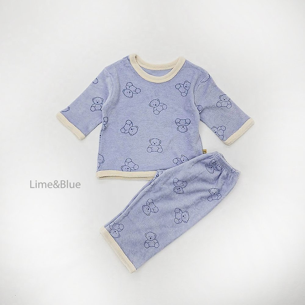 Lime&Blue 套裝 上下 라임앤블루 라인곰돌이테리상하세트-規格圖9