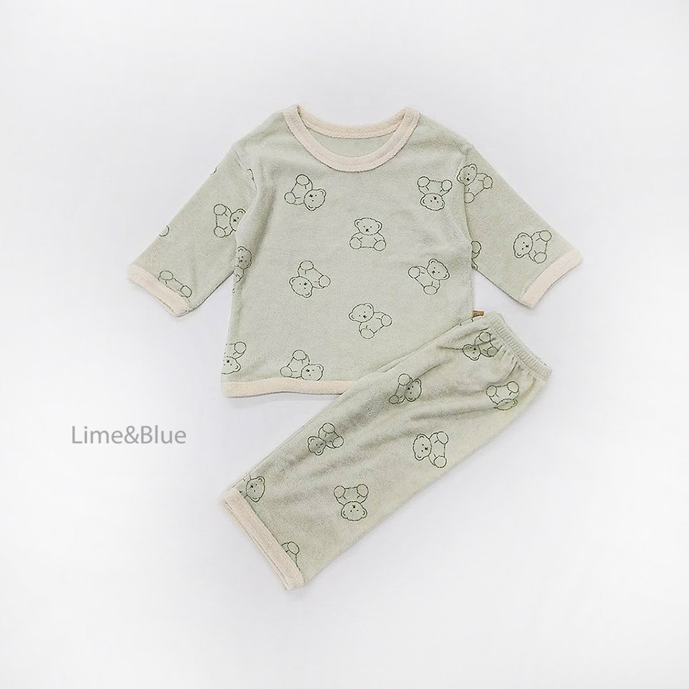 Lime&Blue 套裝 上下 라임앤블루 라인곰돌이테리상하세트-規格圖9