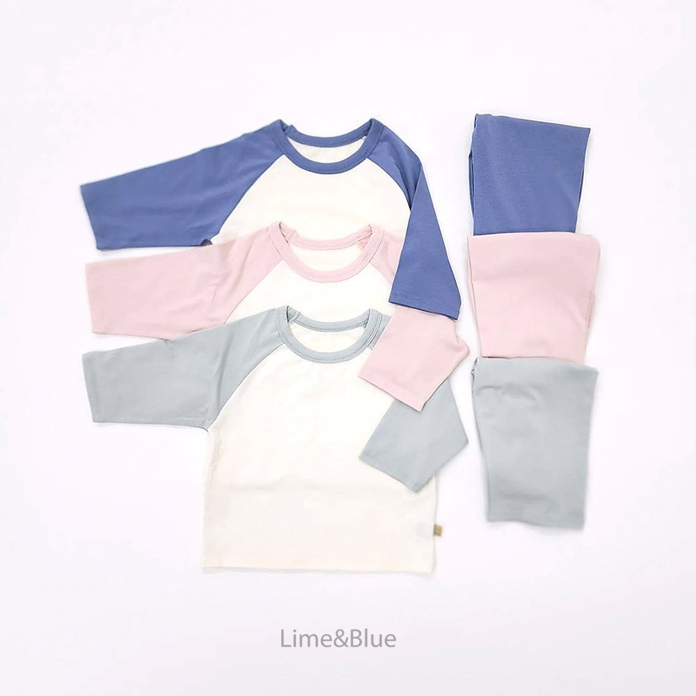 Lime&Blue 套裝 上下 라임앤블루 버터나그랑상하세트-細節圖3