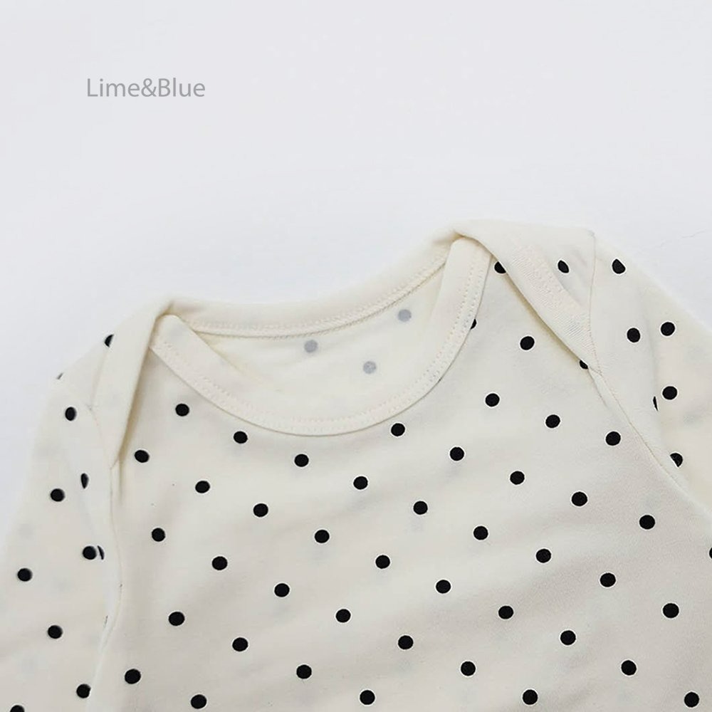 Lime&Blue 套裝 上下 bebe 라임앤블루 어텀도트베스트베이비세트-細節圖3
