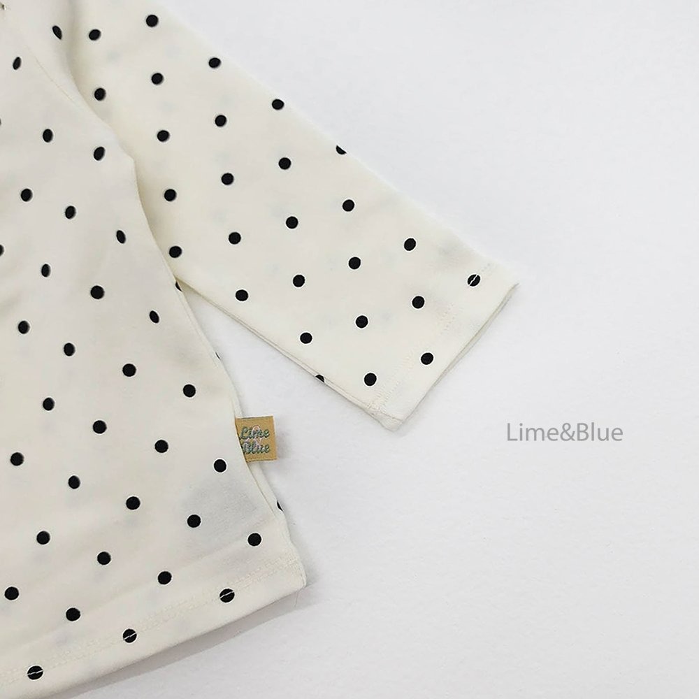 Lime&Blue 套裝 上下 bebe 라임앤블루 어텀도트베스트베이비세트-細節圖4