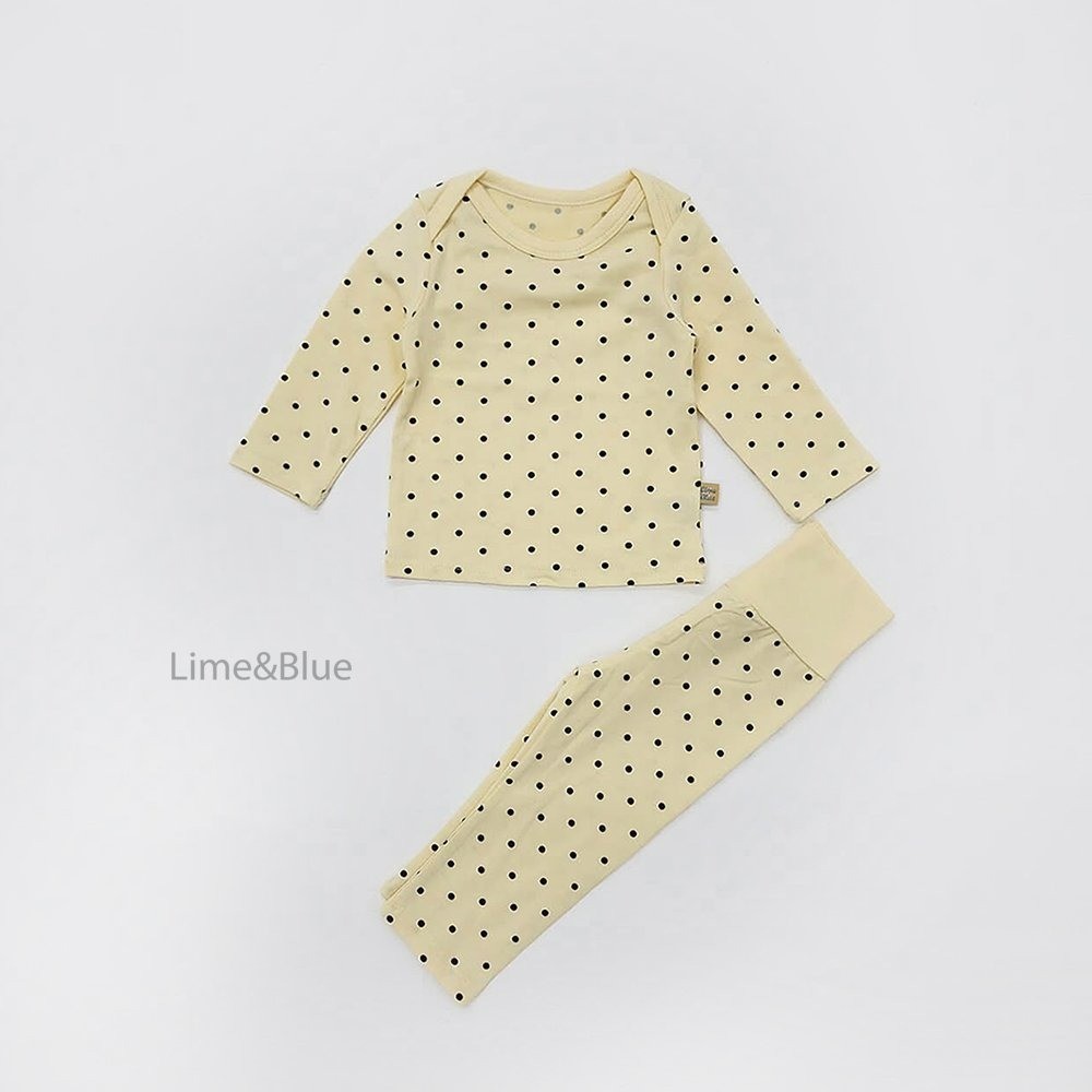 Lime&Blue 套裝 上下 bebe 라임앤블루 어텀도트베스트베이비세트-規格圖8