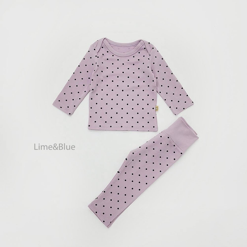 Lime&Blue 套裝 上下 bebe 라임앤블루 어텀도트베스트베이비세트-規格圖8