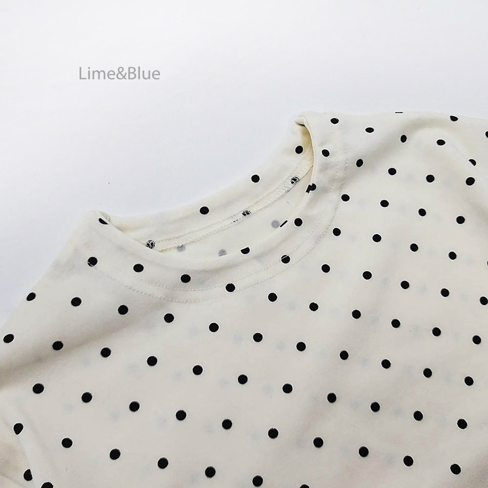 Lime&Blue 套裝 上下 Kids 라임앤블루 어텀도트베스트실내복-細節圖5