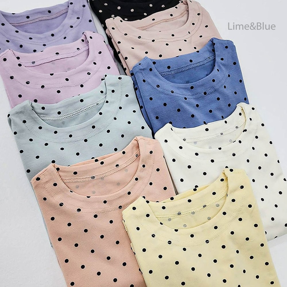 Lime&Blue 套裝 上下 Kids 라임앤블루 어텀도트베스트실내복-細節圖9