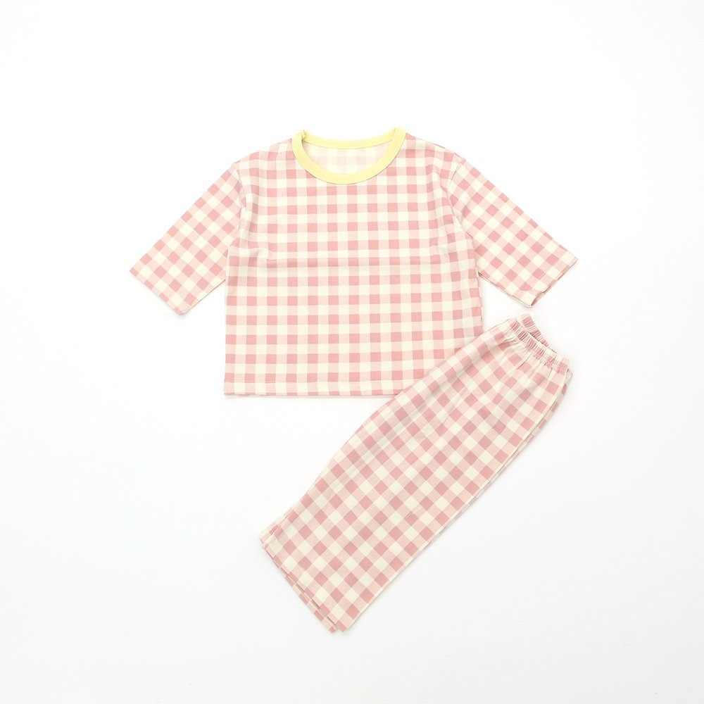 Lime&Blue 套裝 上下 Kids 라임앤블루 어텀크래커체크상하세트-規格圖9