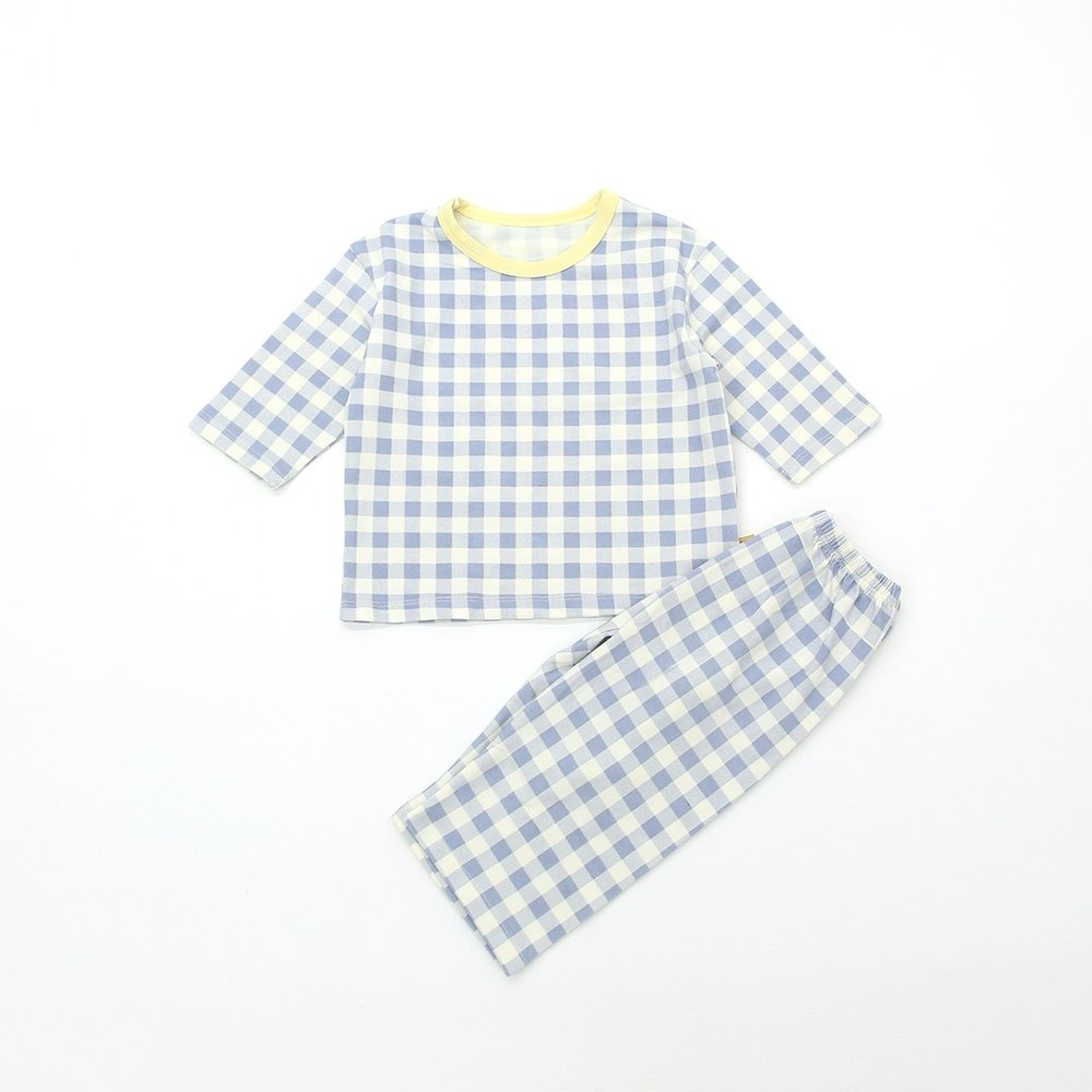 Lime&Blue 套裝 上下 Kids 라임앤블루 어텀크래커체크상하세트-規格圖9