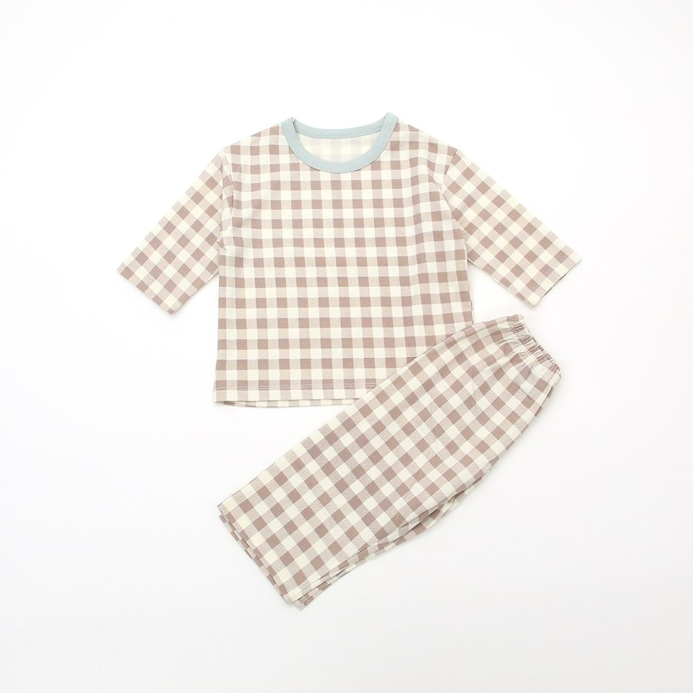 Lime&Blue 套裝 上下 Kids 라임앤블루 어텀크래커체크상하세트-規格圖9