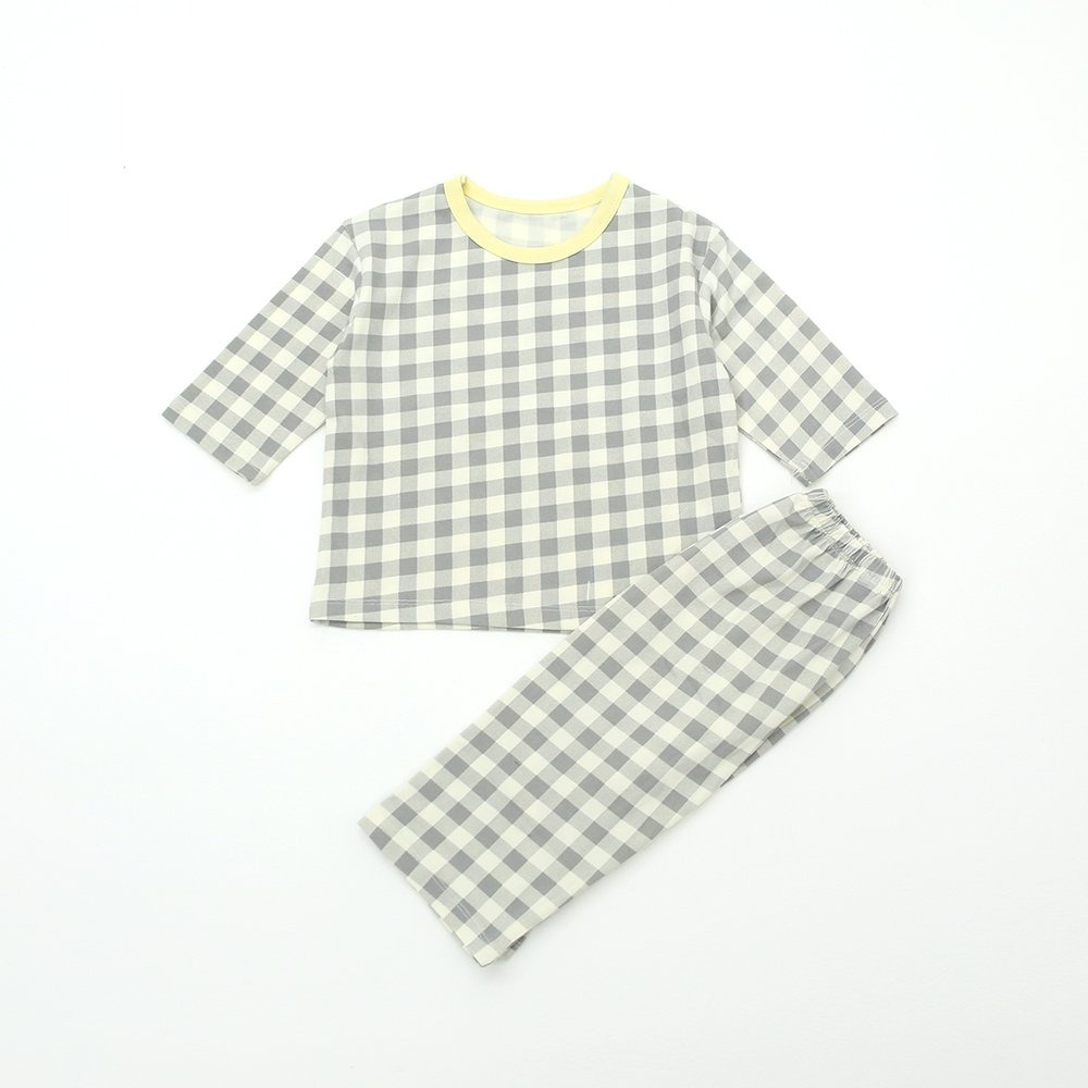 Lime&Blue 套裝 上下 Kids 라임앤블루 어텀크래커체크상하세트-規格圖9