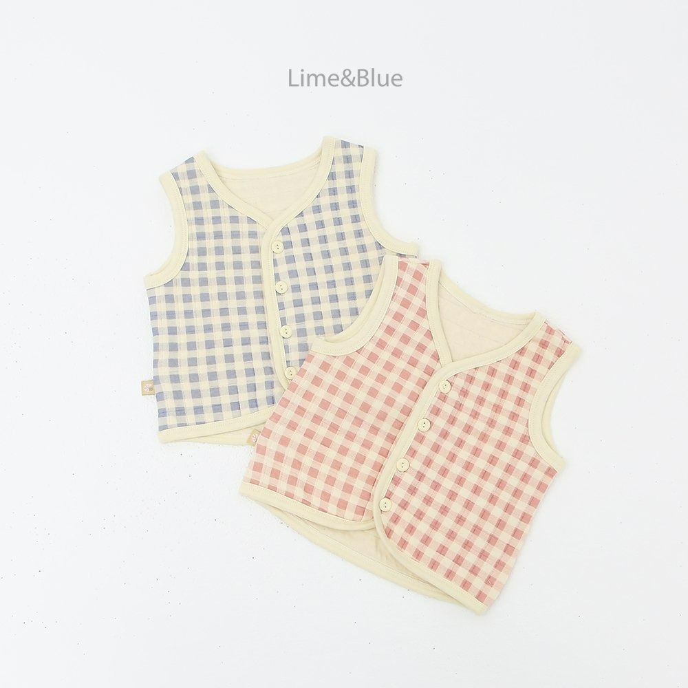 Lime&Blue 背心 라임앤블루 크래커누빔수면조끼-細節圖4