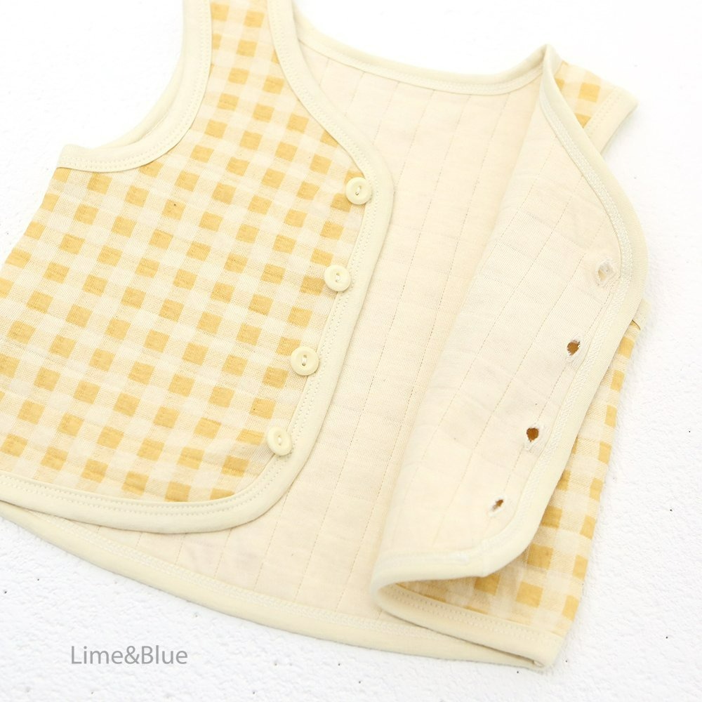 Lime&Blue 背心 라임앤블루 크래커누빔수면조끼-細節圖9