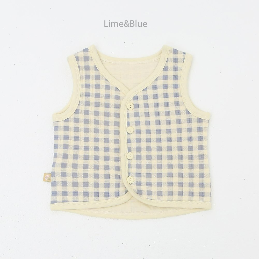 Lime&Blue 背心 라임앤블루 크래커누빔수면조끼-規格圖10