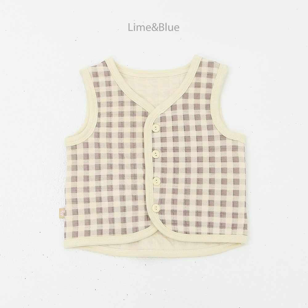 Lime&Blue 背心 라임앤블루 크래커누빔수면조끼-規格圖10