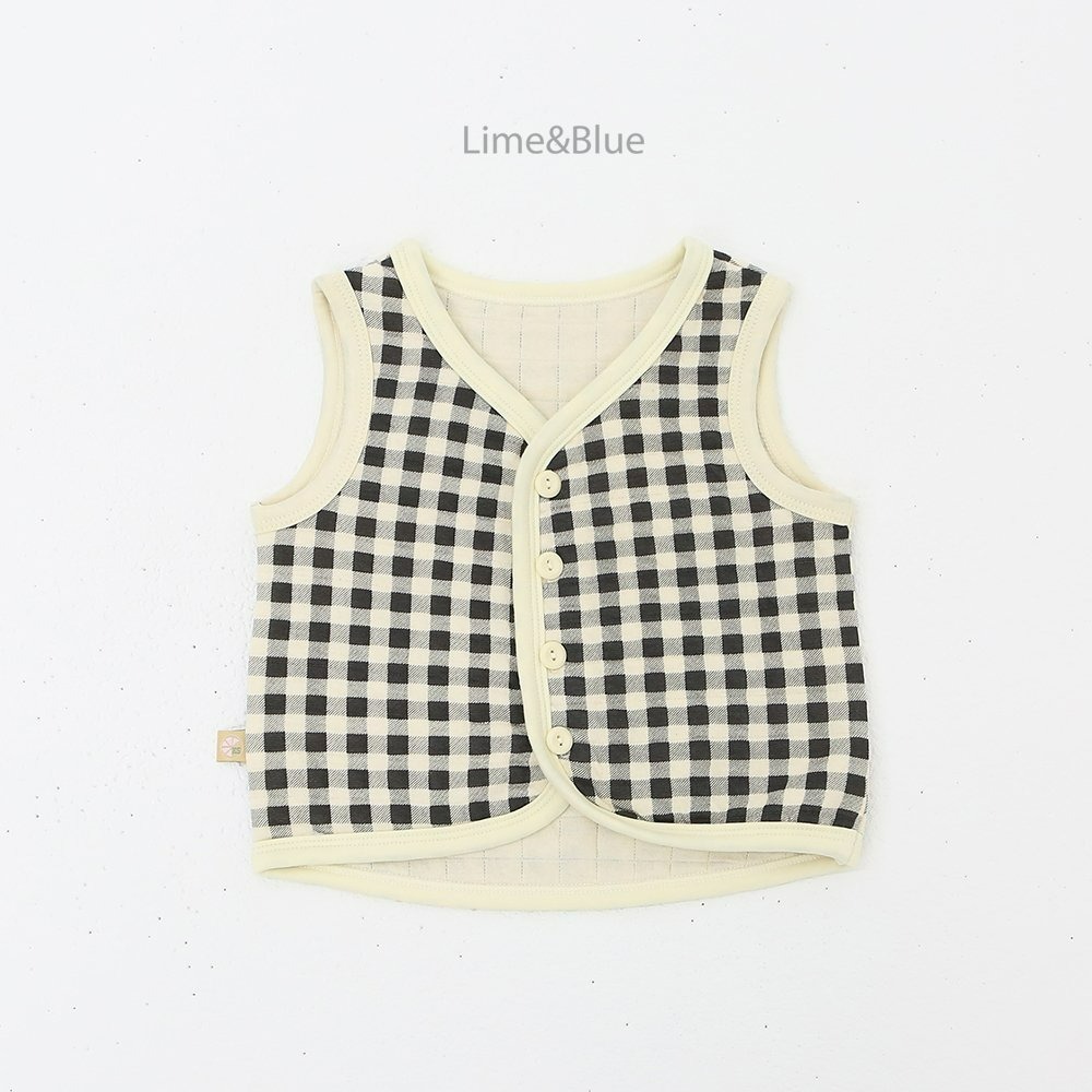 Lime&Blue 背心 라임앤블루 크래커누빔수면조끼-規格圖10