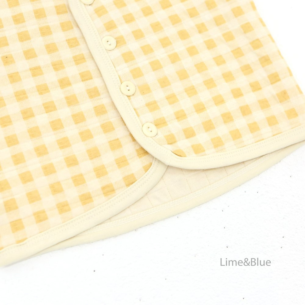 Lime&Blue 背心 Kids 라임앤블루 크래커누빔수면조끼-細節圖7