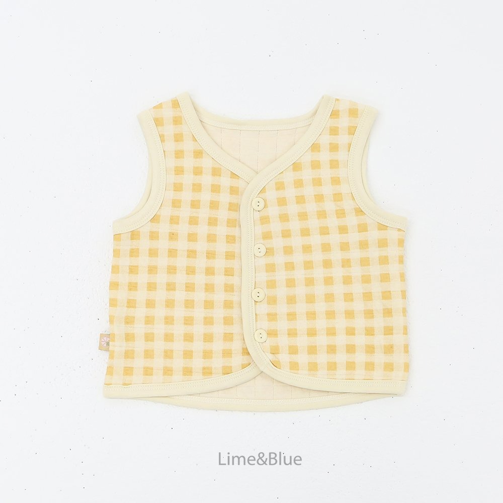 Lime&Blue 背心 Kids 라임앤블루 크래커누빔수면조끼-規格圖10