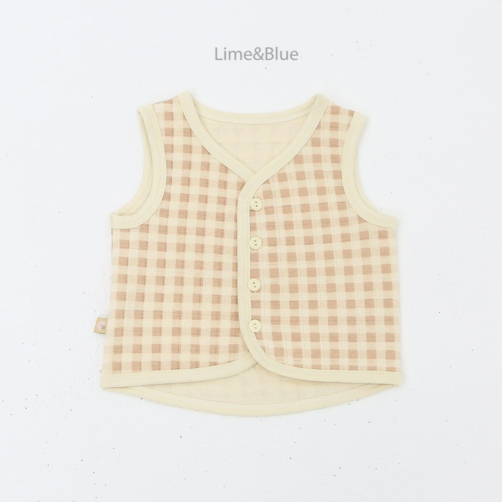 Lime&Blue 背心 Kids 라임앤블루 크래커누빔수면조끼-規格圖10