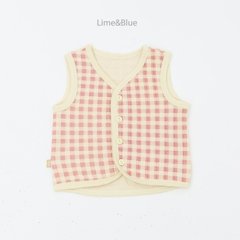 Lime&Blue 背心 Kids 라임앤블루 크래커누빔수면조끼-規格圖10