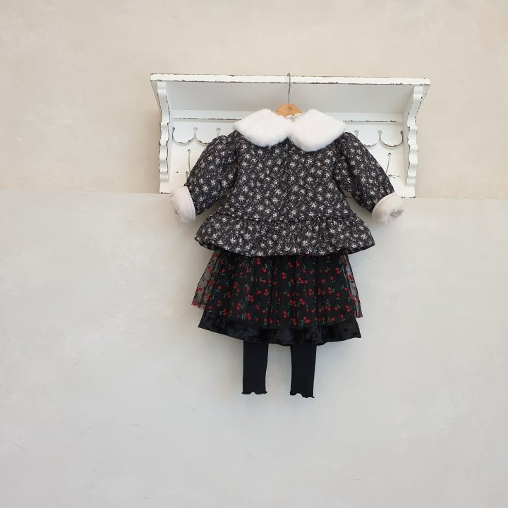 Eclair 裙子 에끌레어 체리스커트-細節圖5