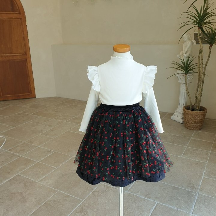 Eclair 裙子 에끌레어 체리스커트-細節圖6