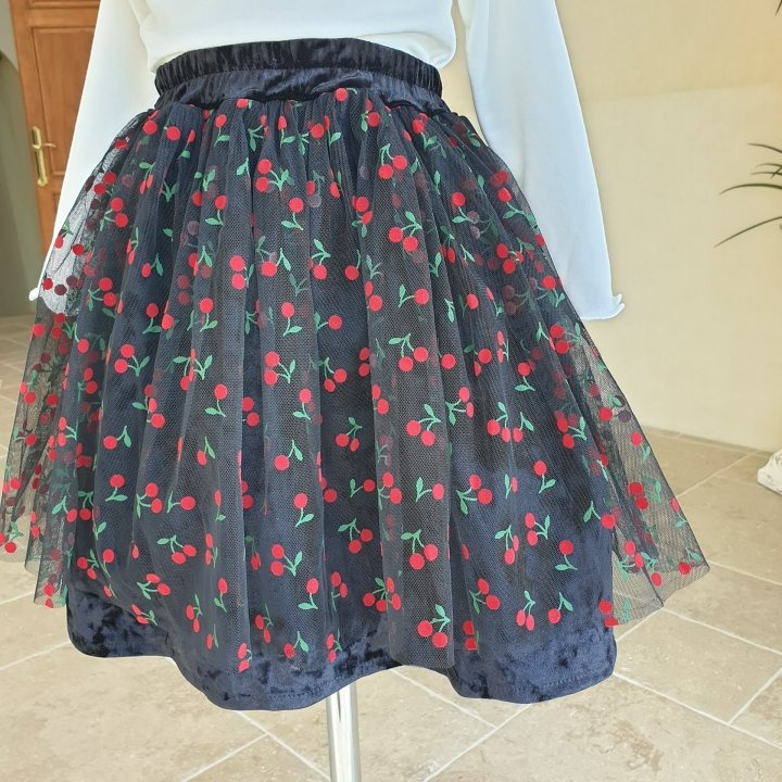 Eclair 裙子 에끌레어 체리스커트-細節圖8