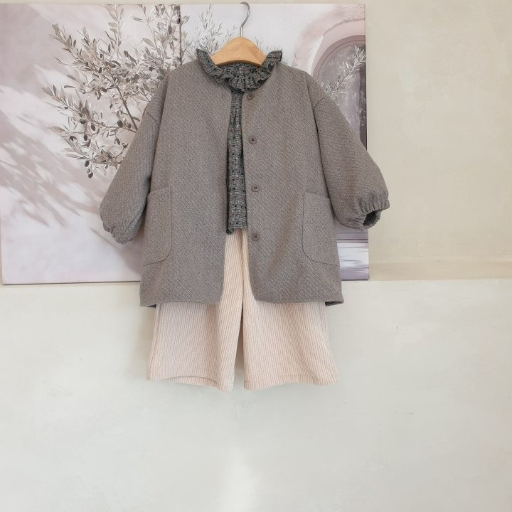 Eclair 上衣 에끌레어 롬브르블라우스-細節圖6