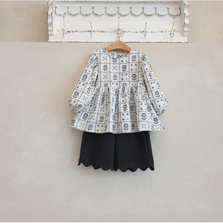 Eclair 上衣 에끌레어 샤벳블라우스-細節圖6