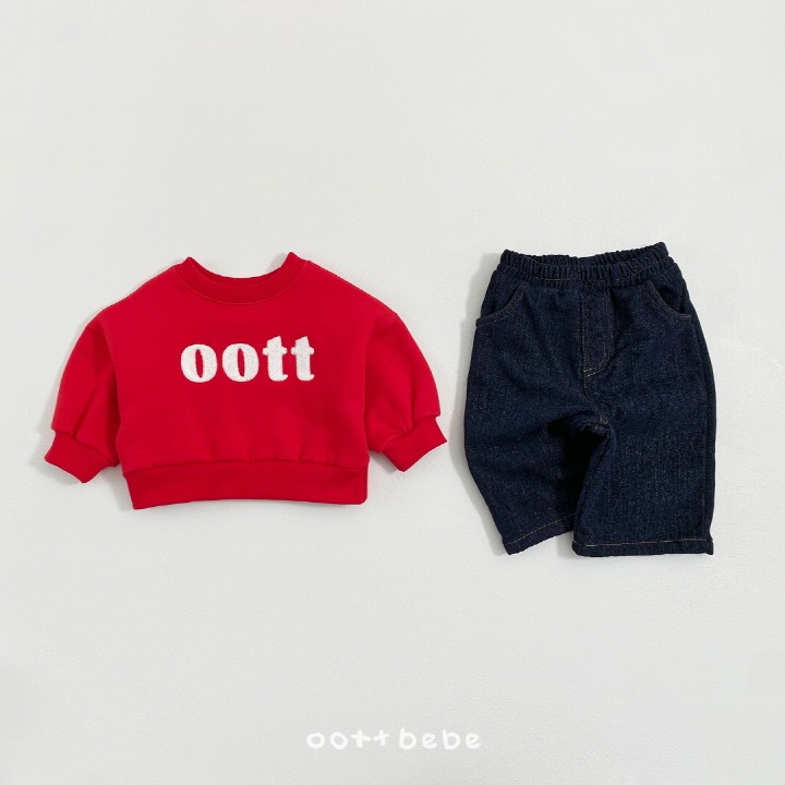 Oottbebe 褲子 오뜨베베 벨로아데님팬츠-細節圖7