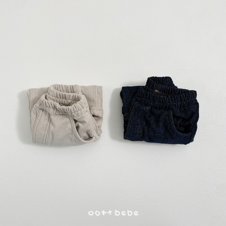 Oottbebe 褲子 오뜨베베 벨로아데님팬츠-細節圖9
