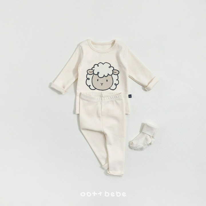 Oottbebe 套裝 上下 오뜨베베 동물농장실내복-細節圖2