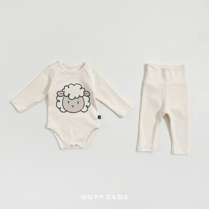 Oottbebe 包屁衣 套裝 上下 오뜨베베 동물농장슈트세트-細節圖7