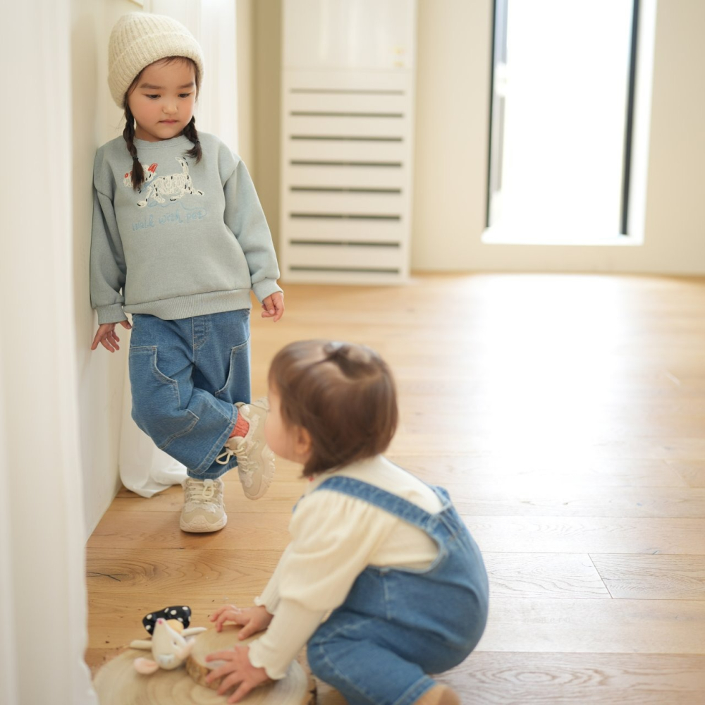 Neneru 上衣 네네루 댕이체인맨투맨-細節圖8