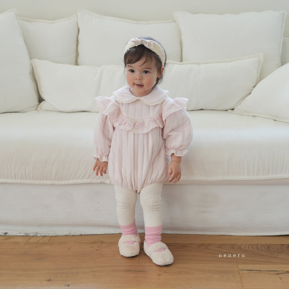 Neneru 包屁衣 네네루 리본누빔슈트-細節圖4