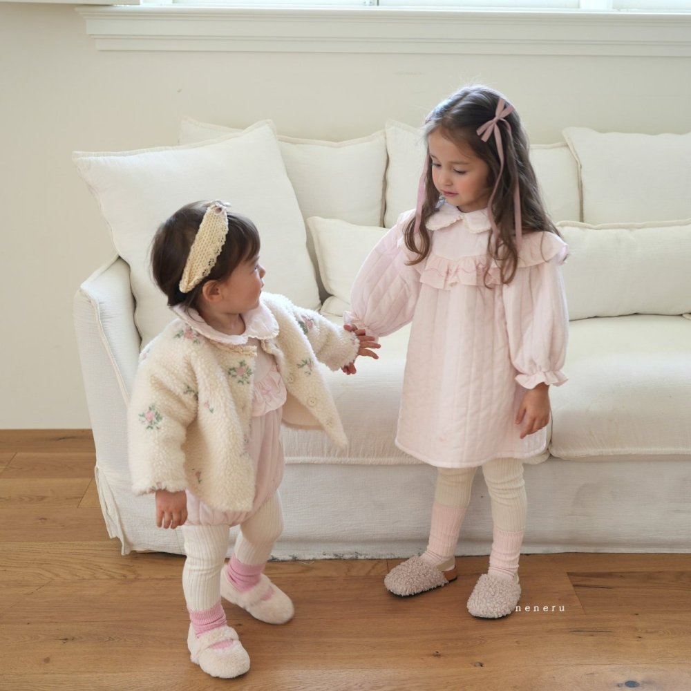 Neneru 洋裝 네네루 리본누빔원피스-細節圖4