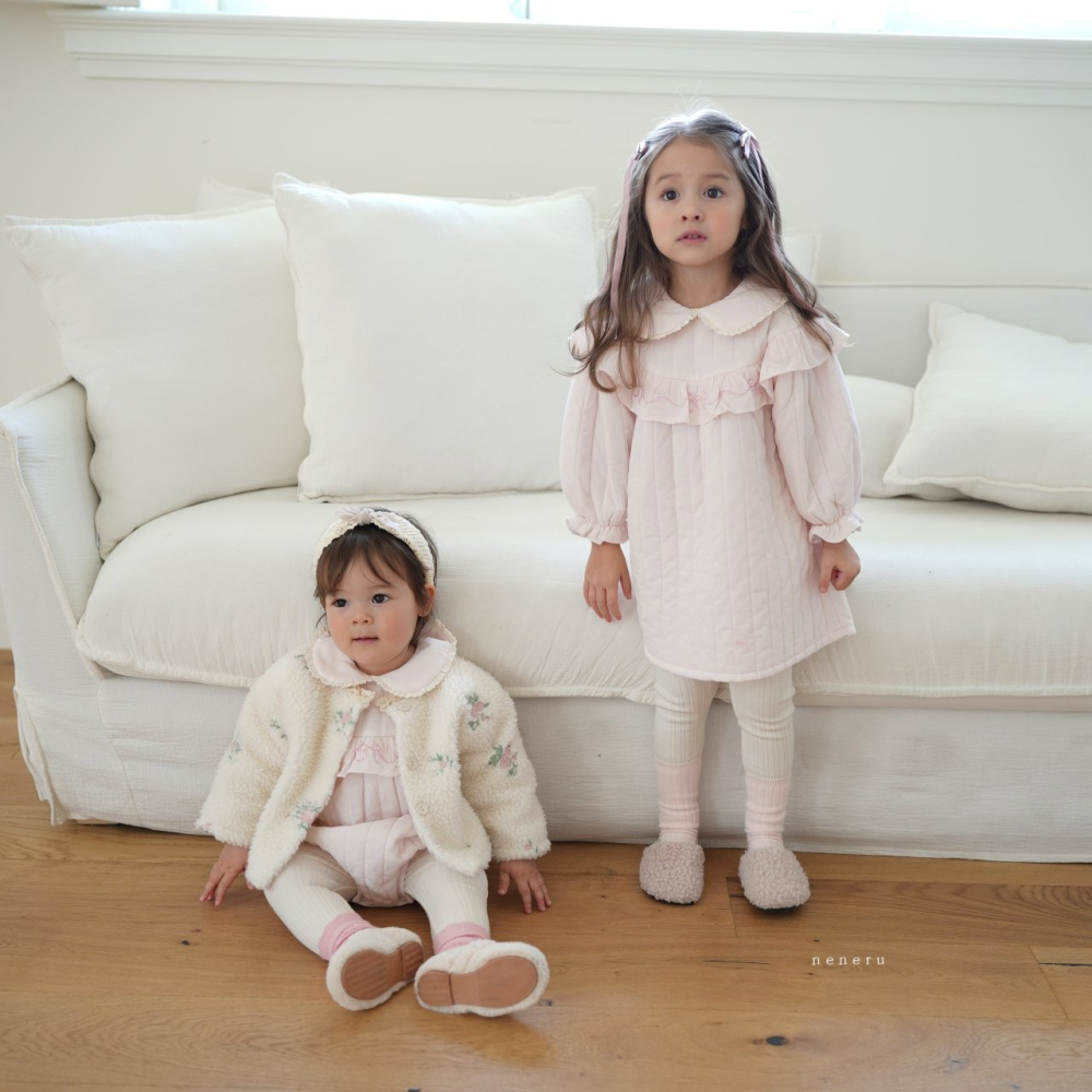 Neneru 洋裝 네네루 리본누빔원피스-細節圖5