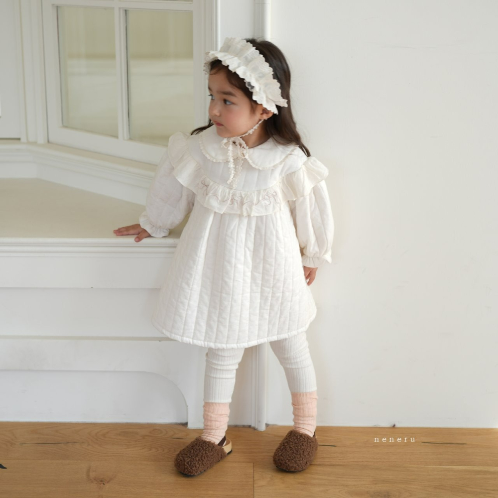 Neneru 洋裝 네네루 리본누빔원피스-細節圖7