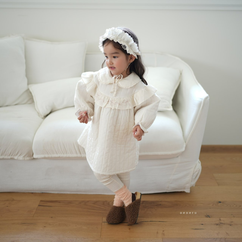 Neneru 洋裝 네네루 리본누빔원피스-細節圖9