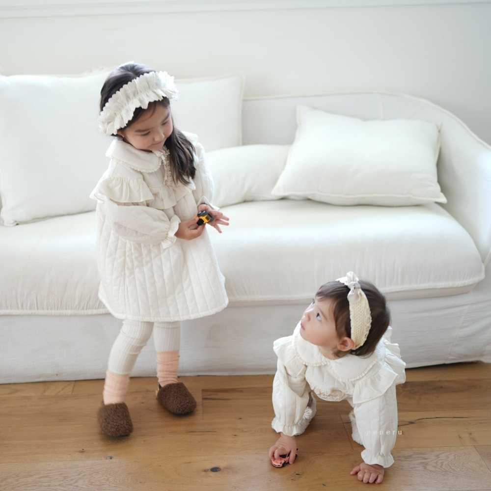 Neneru 洋裝 네네루 리본누빔원피스-細節圖10