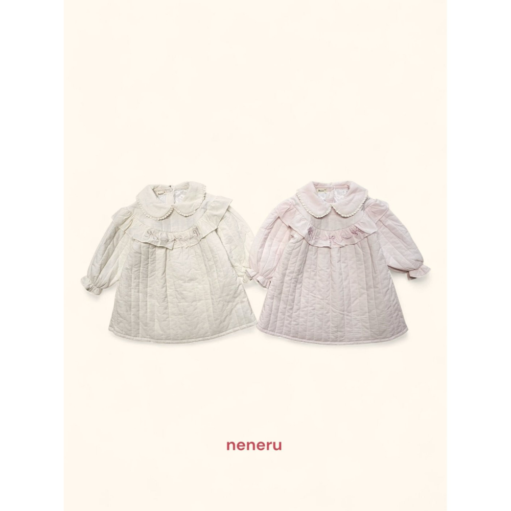 Neneru 洋裝 네네루 리본누빔원피스-細節圖11