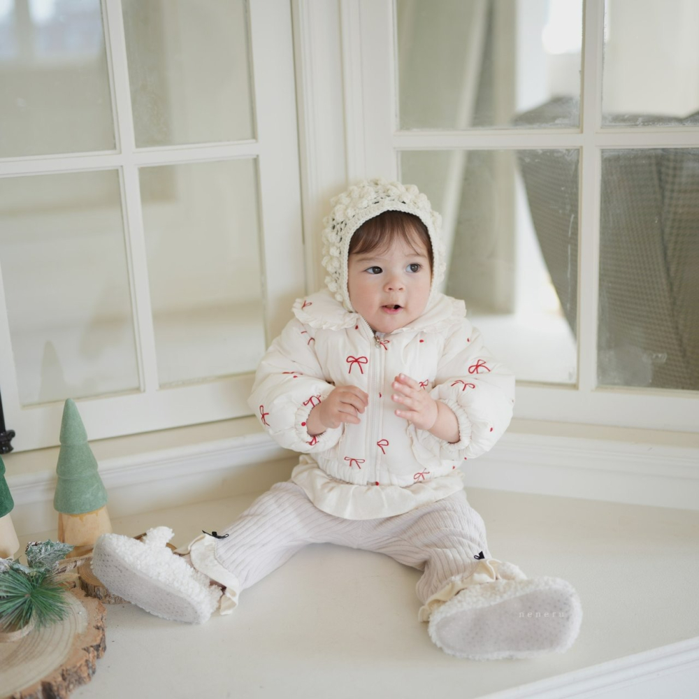 Neneru 外套 네네루 만다린리본자수패딩-細節圖6