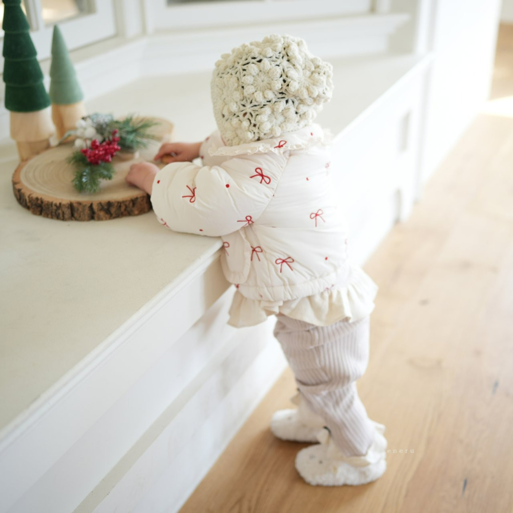 Neneru 外套 네네루 만다린리본자수패딩-細節圖7