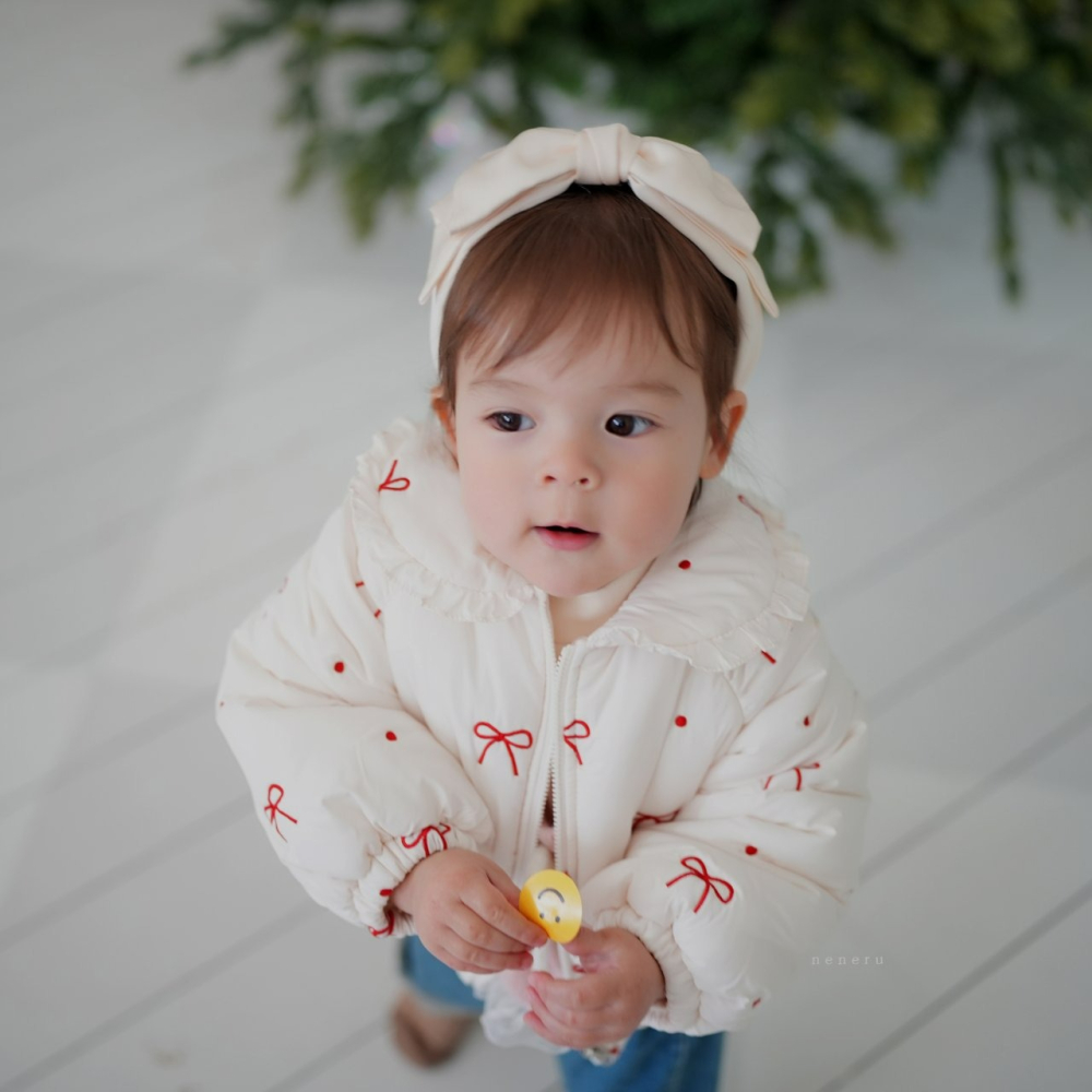 Neneru 外套 네네루 만다린리본자수패딩-細節圖8