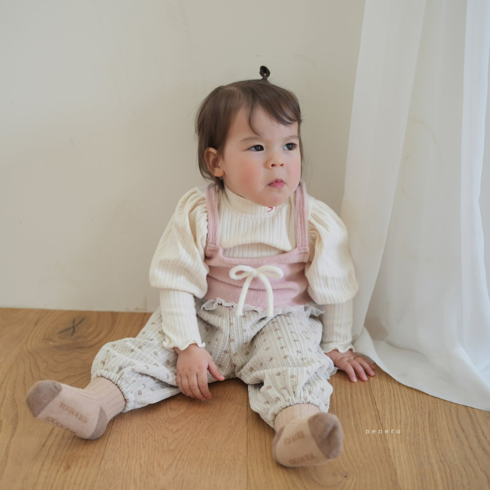 Neneru 背心 네네루 메리리본조끼-細節圖8