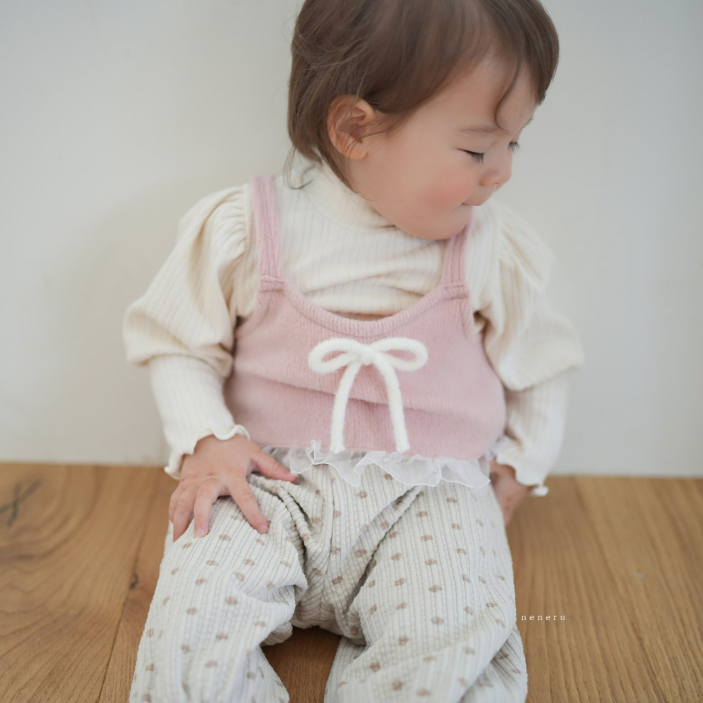 Neneru 背心 네네루 메리리본조끼-細節圖9