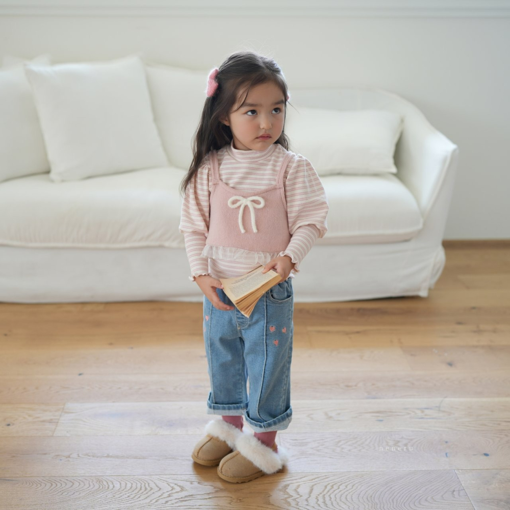 Neneru 背心 네네루 메리리본조끼-細節圖10