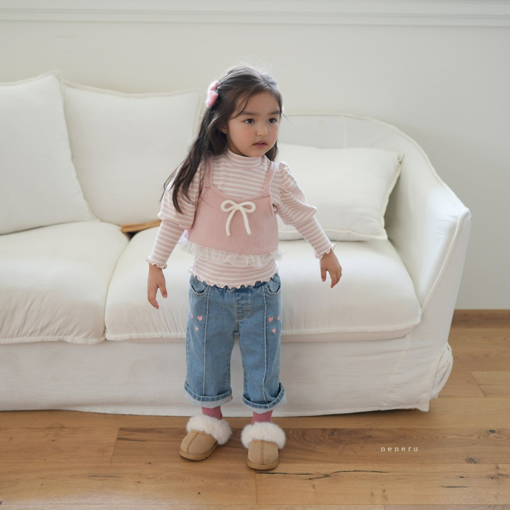 Neneru 背心 네네루 메리리본조끼-細節圖11