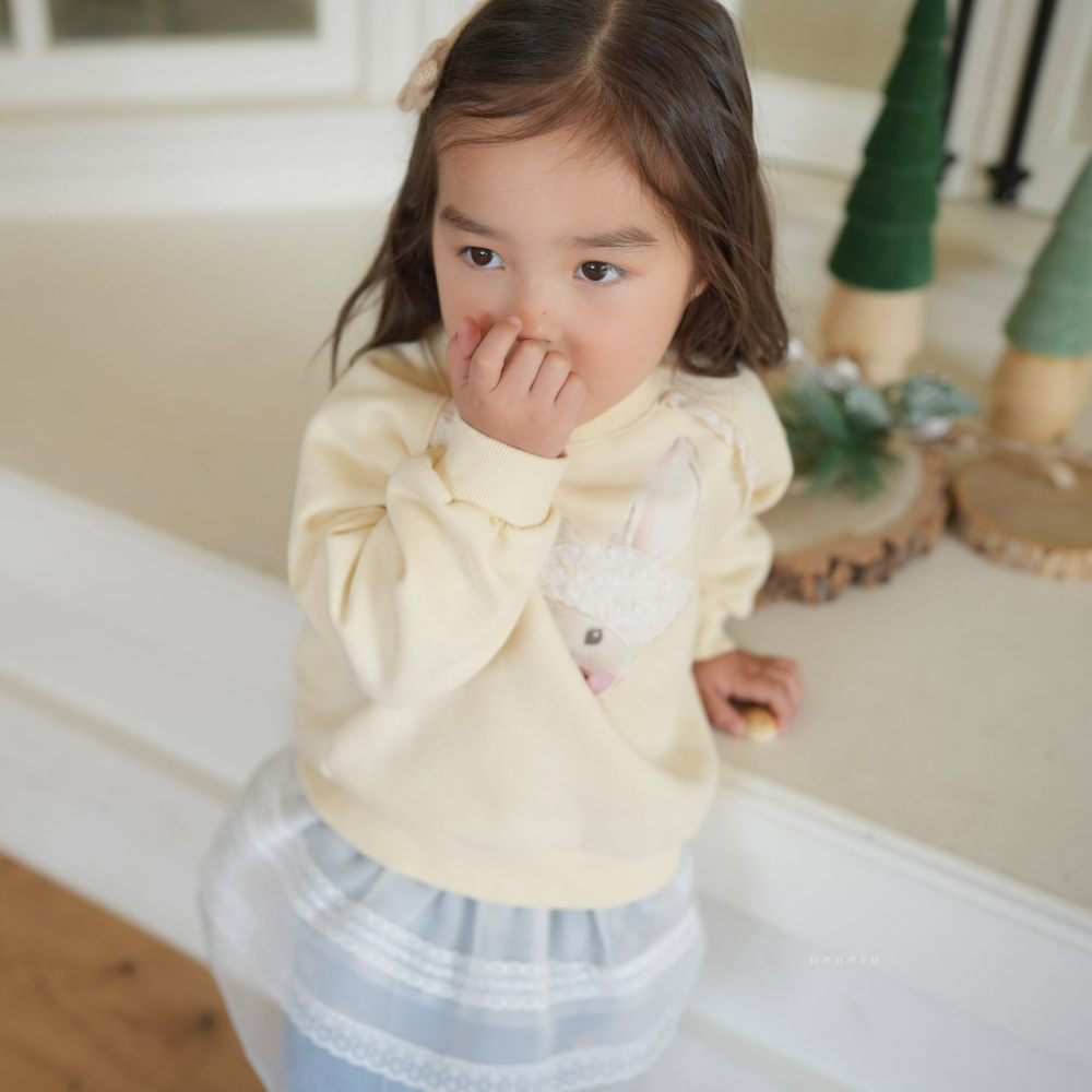 Neneru 上衣 네네루 토끼보넷티-細節圖2